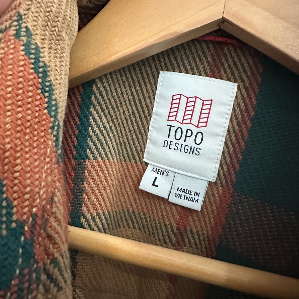 Danner - Topo Designs Plaid Shirt in Green and Brown - Picture 11 of 15